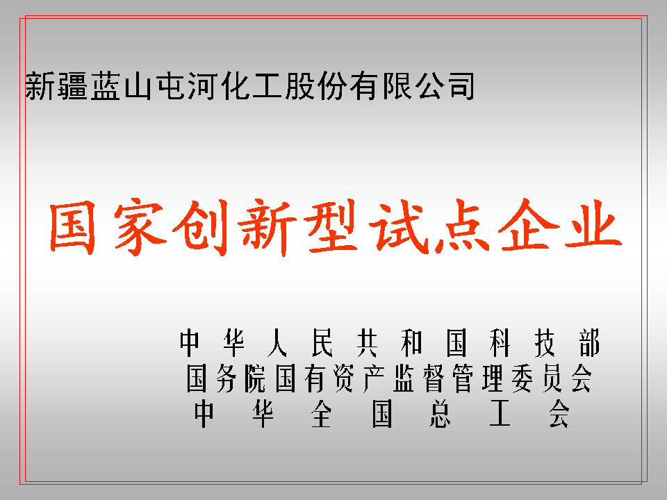 國家創新型試點企業