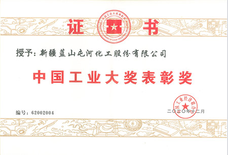 中國工業大獎表彰獎